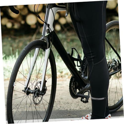 Mipcase 2pcs Cycling Pants Clips Reflective Bands for Cyclists Running Gear Belt Lightweight Comfortable Ankle Wrap Clip