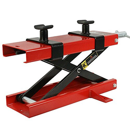 F2C 1100 LB Mini Motorcycle Scissor Center Lift Jack Hoist Stand Bikes ATV Street Bikes Cruisers Touring Motorcycle Dirt Bike Stand