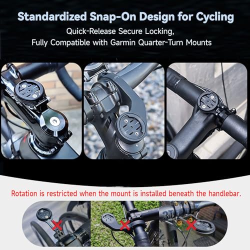 Phone Case Compatible with Garmin Bike Mount for iPhone 17 16 Pro Max Air 15 14 13 12 11 Mini Plus - Slim Shockproof Cover with Quarter-Turn Lock, Secure & Quick-Release for Road Bicycle, MTB Cycling - size: For iPhone 13 Mini (5.4")