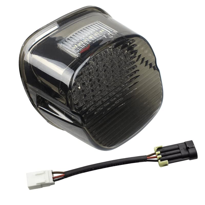 Eagle Lights 8900TL5-S-ST Smoked Flashing Strobe LED Tail Brake Light Kit Compatbile With Harley Davidson Low Rider ST - color: Smoked Strobing