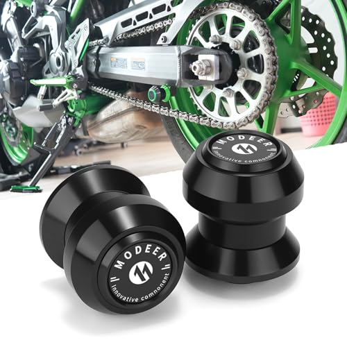 Motorcycle 8MM 6MM Swingarm Spools Fit Ninja 650 500 1100SX ZX6R Z900 Z650 YZF R1 R3 R6 R7 R9 CBR600RR CBR1000RR CBR600 F2 F3 F4 F4i GSXR 750 600 1000 MONSTER 696 796 821 1200 Black - color: black, size: M8 & M6