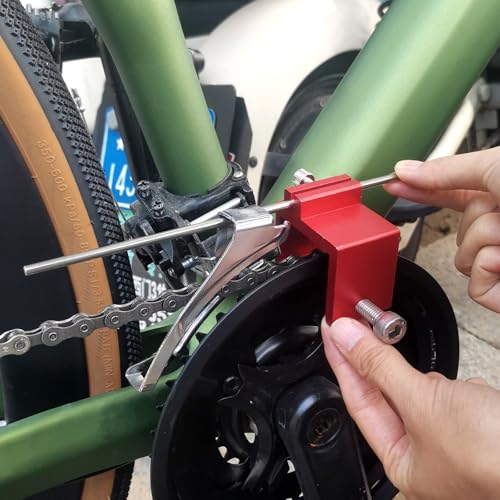 Chain Alignment Tool Suitable for Motorcycle ATV Dirt Bike Scooter Sprocket Chain Maintenance Quick Accurate Alignment Tool (red) - color: red