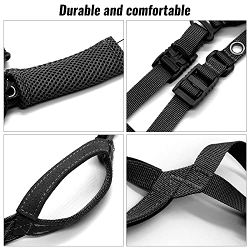 Tactical Helmet Chin Strap Adjustable Dial 4 Points Suspension System with Bolts and Screws for Tactical Fast MICH Bump Helmet Accessory - color: Black