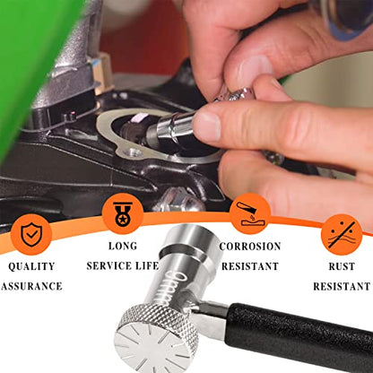 Valve Tappet Adjusting Wrench Tool Kit for Motorcycles ATVs & ATCs, Include 9mm Lock Nut Wrench with 3mm Tappet Adjuster
