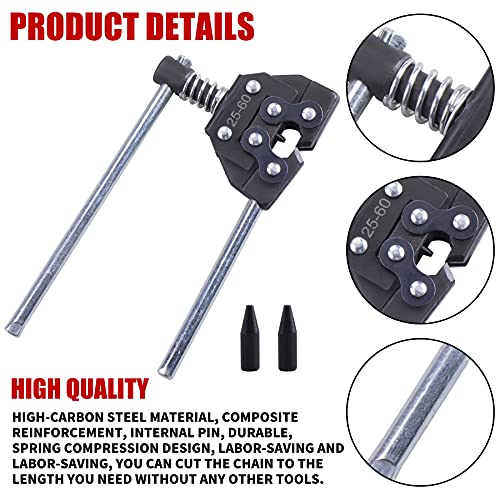 Chain Detacher Breaker Cutter Fit for 25/35/41/40/50/60 415H,428H, 520,530 Roller Chain Motorcycle Bicycle Go Kart ATV Chains