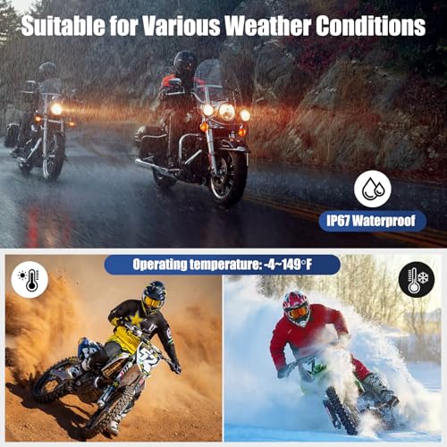 Motorcycle GPS Navigation System with Wireless Carplay Android Auto 5" Moto CarPlay Screen with Dual Bluetooth, Navigation/Siri/G00gle Assistant Waterproof - color: 5 inch