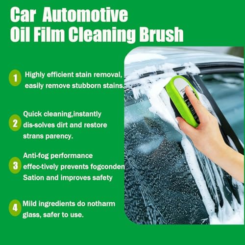 4 Packs Clear Vision Windshield Cleaner,Clear Vision Glass Cleaner,Clearvision Glass Cleaner for Car,Pure Vision Glass Cleaner Oil Film Improving Windshield Clarity & Visibility - color: 4pcs