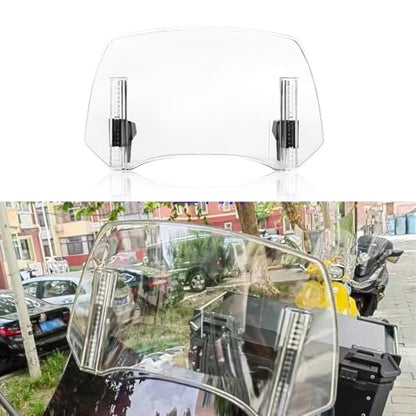 Motorcycle Windshield Extension for BMW F850 GS 2018-2022, Adjustable Clip-On Windscreen Spoiler Deflector Acrylic Windshield Extender Reduce Wind Noise,A - color: A