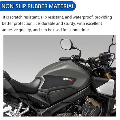 Fit for HO&ND&A CB650R CB 650R CBR650R 2019-2025 Accessories Motorcycle Sticker protection non slip Tank Pad Side Fuel Tank Stickers Motorcycle Knee Grip Decals Fuel Oil Anti-slip