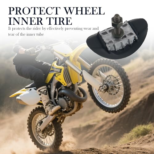 1.6" Motorcycle Rim Lock,Motorcycle Wheel Lock for Rim with Molded Rubber Block Avoids Damage to Inner Tubes,Professional Rims Dirt Bike Locks Motorcycles Accessories