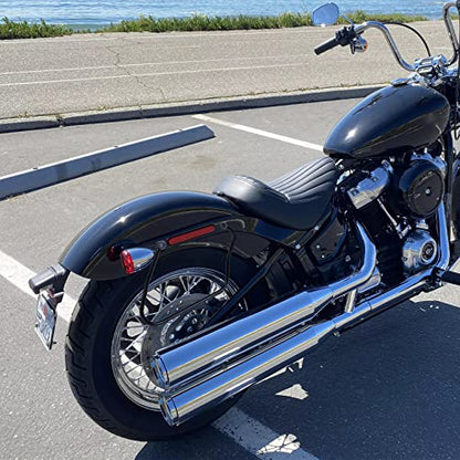 18-25 Saddlebags Support Bracket Mount Rack Kit Fits for Harley Softail Slim FLSL Street Bob FXBB Models (2018-2025 ) - size: Softail 2018-2025