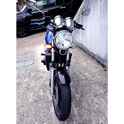 LED Turn Signal Light E-MARK Vehicle Inspection 2pcs set Motorbike Universal High brightness DC12V - color: Clear / 2pcs, size: Model 2