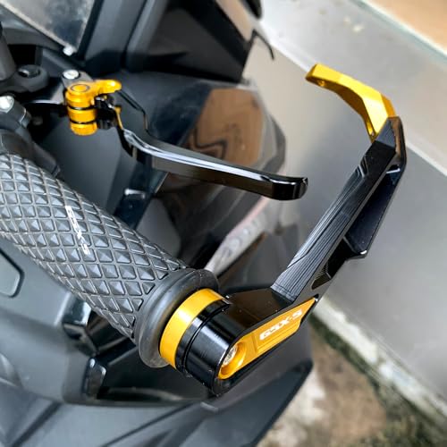 CNC Motorcycle Handguards Brake Clutch Lever Guards Protector Compatible with GSXS 750 GSXS 1000 F GSX S 125 GSX-S 1000GT 1000GX Accessories (Blue) - color: Blue