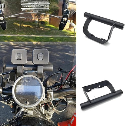 for Rebel CMX 500 300 CMX500 CMX300 2017-2025 Motorcycle GPS Vehicle Mounts, Steel Smartphone Stand Holder w/ 22mm Bar, Anti-Vibration Phone Holder for Navigation, Rebel 500 Accessories