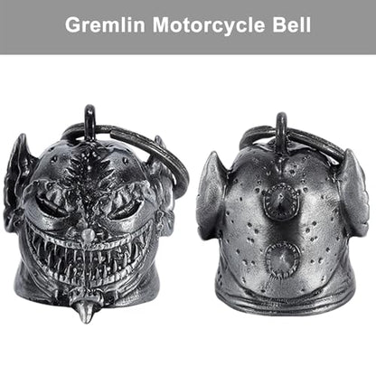 Dream Apparel Motorcycle Bell Guardian Angel Drive Away Gremlin, Biker Bell for Men Women Rider Riding, Good Luck Gift - style: Gremlin