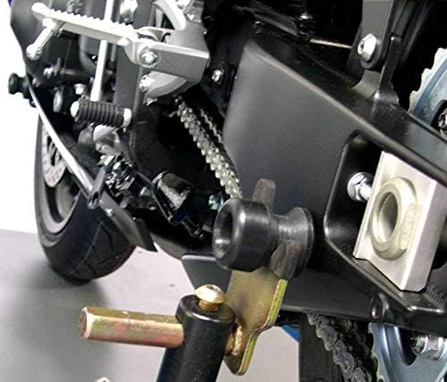 Pro-Tek Swing Arm Spools Sliders Made For 2015 2016 2017 2018 Yamaha FJ-09 FJ-9 FJ9 FJ 09, 6mm Spools with Black Acetal Pucks (Black)
