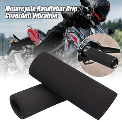 Motorcycle Handlebar Grips Motorcycle Grip Covers Anti Vibration Comfort Foam Slip-On Handlebar Grips Universal Soft Sponge Sleeve Non-Slip - color: 4pcs