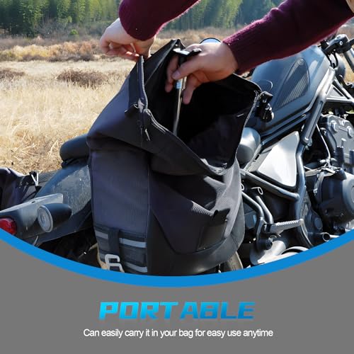 Motorcycle Wheel Lift Trail Stand Jack,Portable and Effort Saving Universal Wheel Lift Stand for Most Motorcycles Tire & Chain Maintenance like Rebel 250 500/Grom/Ninja 650 300/KLR 650/CRF250L/KLX 110