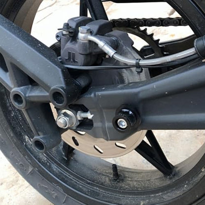 Motorcycle Swingarm Spools Fit For GSX-R600 GSX-R750 GSXR 1000 1100 GSX1300R - 2024 2025 Rear Frame Stand GSXR 125 150 250 300 Swingarm Spools Frame Sliders GSXR Accessories BK - color: black