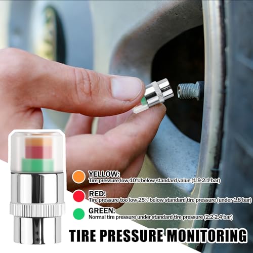 Flat Tire Plug Kit,Self-Service 2-Size Tire Repair Rubber Nail Kit Includes Tires Pressure Monitor/Repair Screws/Pliers/Screwdrivers,Flat Tires Repairs Kits for Vacuum Tubeless