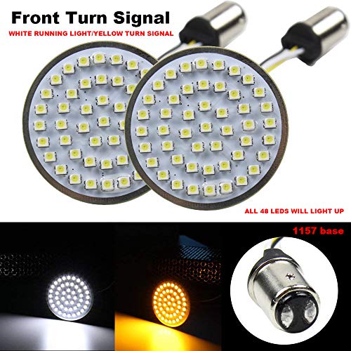 Eectra glide Led turn signal Motorcycle Lights 2" 50mm Bullet Style LED Turn Signals Pannel with Harley Sportster Dyna Road King Electra Glide Iron 883 Softail Street Glide