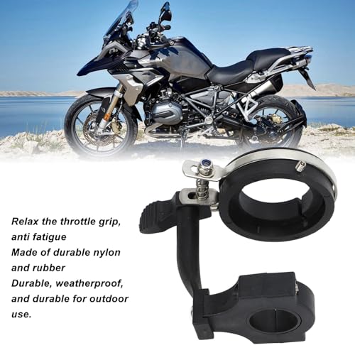 Acouto Motorcycle Throttle Lock for R1200GS R1250GS, Motorcycle Throttle Lock Assist Clip 22mm Handlebar Motorcycle Control Throttle Lock