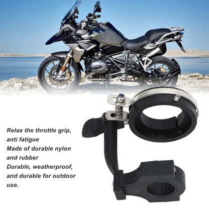 Acouto Motorcycle Throttle Lock for R1200GS R1250GS, Motorcycle Throttle Lock Assist Clip 22mm Handlebar Motorcycle Control Throttle Lock