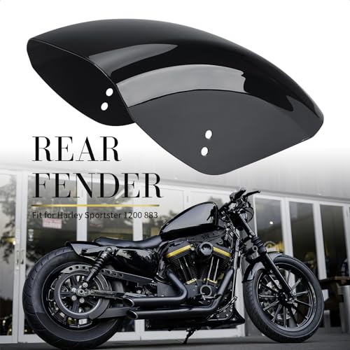Motorcycle Rear Mudguard Splash Guard Fit For Harley Sportster XL883 XL1200 1986-2023