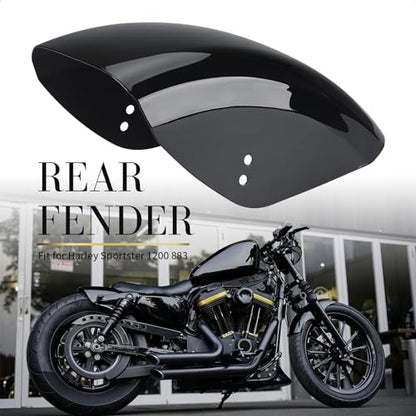 Motorcycle Rear Mudguard Splash Guard Fit For Harley Sportster XL883 XL1200 1986-2023