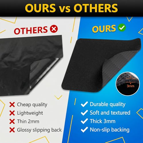 AHEONLAR Oil Spill Mat, 7'4"x20' Waterproof Garage Floor Mats for Under Car, Garage Car Mat Easy to Clean, Oil Change Mat Durable, Washable, Protection from Snow, Rain and Mud for Cars（Black） - size: 7'4"x20'
