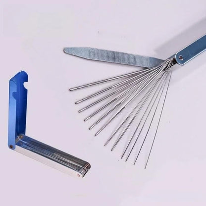 1 Set Cleaner Tools Carburetor Carbon Dirt Jet Remove Cleaning Needles Brushes for Automobile Motorcycle ATV Welder Carb Chainsaw - size: MediumC
