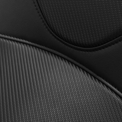 C.C. RIDER Low-Profile Rider&Passenger Seat Fit for Harley Touring 2023-2025 CVO Street Glide FLHXSE CVO Road Glide FLTRXSE 2024-2025 Street Glide FLHX Road Glide FLTRX FLTRXSTSE - size: 10# Black