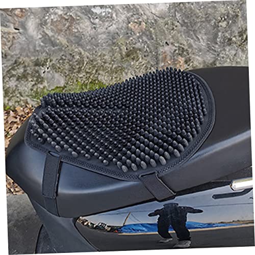 Breathable Motorcycle Seat Cushion Silicone Slip Cooling Pad Comfortable Motorcycle Seat Cover for Long Ride Heat Insulation Sunscreen Motorbike Saddle