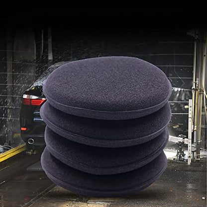 20PCS Wax Applicator Pad,Round Detailing Buffing Pad Reusable Car Foam Applicator Pad Cleaning Pad Car Detailing Applicator Pad Sponges for Cars,Trucks,Motorcycles or RVs