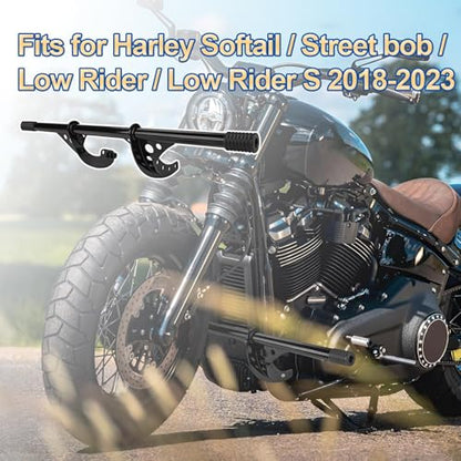Front Highway Foot Pegs Engine Guard Crash Bar Frame Slider Fit for Harley Softail Street Bob Low Rider Lowrider S/Lowrider ST/Standard Heritage Classic FXST FXLR S ST FXBB 2018-2026 Accessories