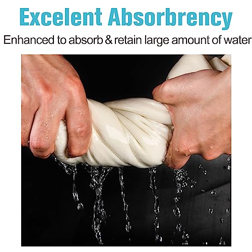 Absorber Towel for Car Chamois Drying Towe Cleaning, Leather Chamois Cloth Natural Shammy Drying Towel Dryer for Car Wash Care,Super Absorbent,（3 Pack） - size: 20*16 inch
