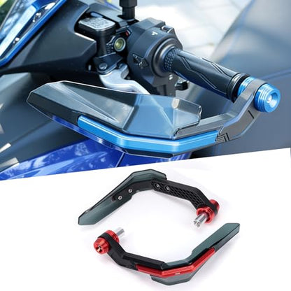 Motorcycle Handlebar Guard for BMW R 1200 GS 2007-2012 R 1200 ADV, Motorcycle Handlebar Grips Guard Brake Clutch Levers Protector, Bullhorn Handguards Windshield for Motorcycle,A Red