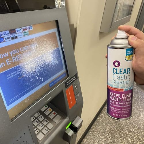 Invisible Glass 91014-2PK Clear Plastic Cleaner – Cleans and Protects Plastic on Electronics, Appliances, Eyewear, Cars, Trucks, RVs, Boats & More, Helps Prevent Fog and Static – 19 oz (Pack of 2) - size: 19 Fl Oz (Pack of 2)