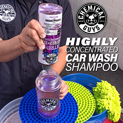 Chemical Guys Extreme Bodywash & Wax Foaming Car Wash Soap, (Works with Foam Cannons/Guns or Bucket Washes) For Trucks, Motorcycles, RVs & More, 32 fl oz, Grape Scent - size: 32 Fl Oz (Pack of 1)