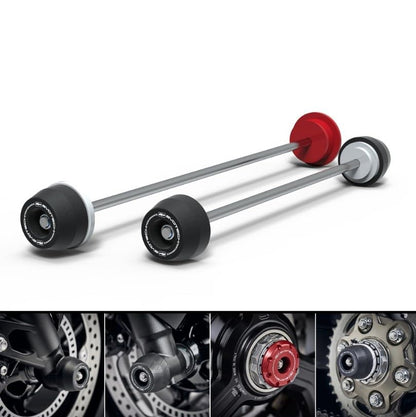 Wheel Fork Slider Protector For Ducati Panigale 1199 2012-2020 Panigale 1299 2012-2020 Panigale 1299S 1299R 2012-2020 Motorcycle Front Rear Axle Crash Protector Accessories