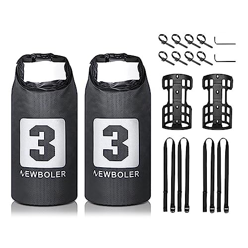 LIXADA 3L/7L Bike Fork Bag - Waterproof Dry Bag, Roll Top Design, Lightweight Bicycle Fork Bag, Portable Cycling Pack for Mountain & Road Bikes, Scooter - color: 3L(2 Packs)