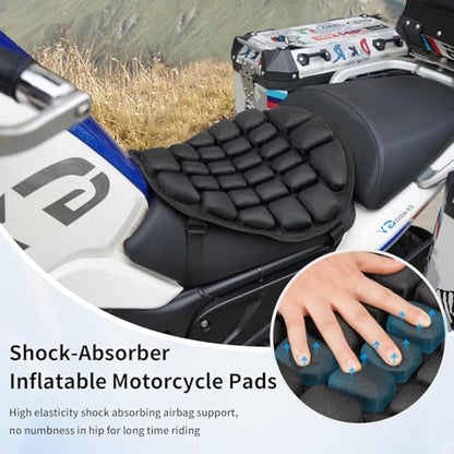 Motorcycle Seat Cushion for Can-Am Spyder F3 2010-2026,Anti-Slip Mat Sunscreen Breathable Waterproof Anti-Slip Wear-Resistant Shock-Absorbing Removable Washable