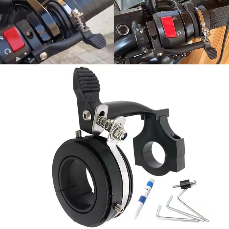 Cruise Control Throttle Lock Fit for Honda Shadow VT 750 1100 VTX 1300 1800 C with 7/8" 1"