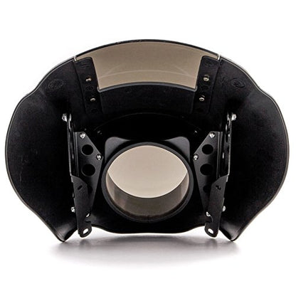 NEW Black & Smoke Quarter Fairing Windshield Kit Compatible with Harley Davidson XL FXR Dyna