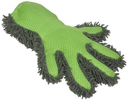 Detailer's Preference Double-Sided Microfiber Car Detailing Glove for Interior & Exterior, Knobby for Dusting, Smooth for Scrubbing, Non-Abrasive, Durable, Safe on Paint, Great for Hard-to-Reach Areas