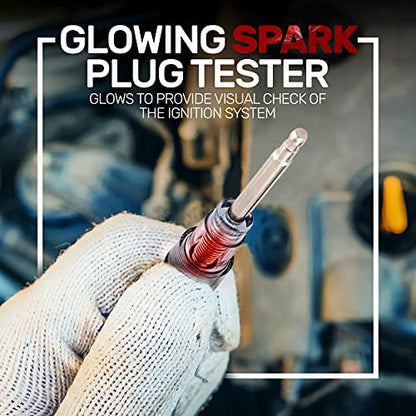 Ram-Pro Inline Spark Tester, Plug Engine Ignition 6-12 Volt Fool-Proof – Pick Up Coil/Armature Diagnostic Detector Tool for Automotive, Car, Lawnmower, Small & Big Internal/External Engines - size: 1 Pack