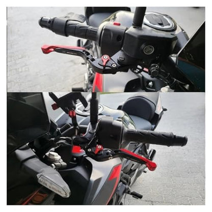 Motorcycle Clutch Brake Lever Handle for Bonneville T120 T100 2016-2022 Adjustable Clutch Handles for Bonneville Bobber 2017-2022 Folding Extendable Brake Levers