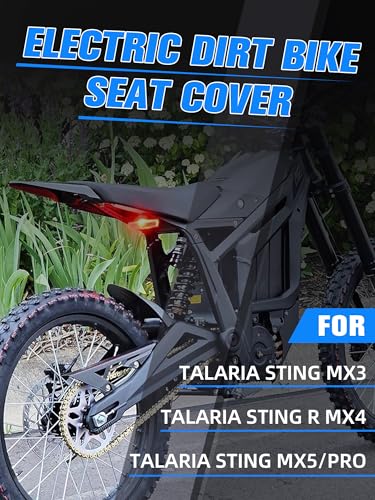 Electric Dirt Bike Seat Cover for Talaria Sting MX3/R MX4 MX5 PRO Pink,High Elastic Leather - color: pink