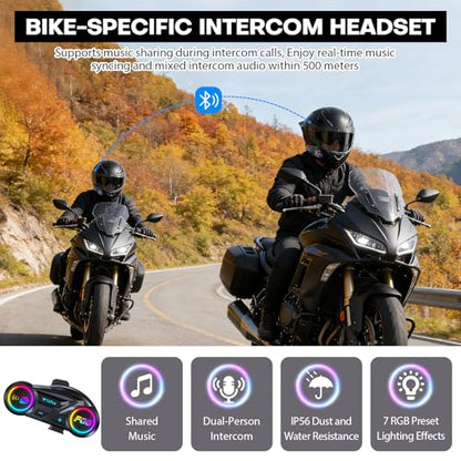 Bluetooth Motorcycle Helmet, Full Face Flip Up Modular Motorcycle Helmet with Bluetooth intercom headsets, DOT Approved Dual Visor Helmets - style: Matte Black
