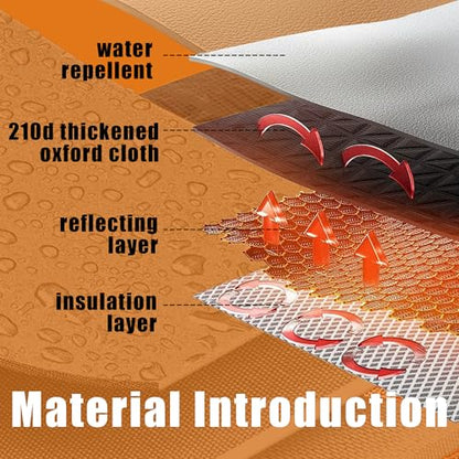 Motorcycle Cover, 300D Heavy Duty All Season Universal Windproof Dustproof Rain Sun Protection with 4 Night Reflectors Lock-Hole Carrying Bag Up to 78" (L) - size: L